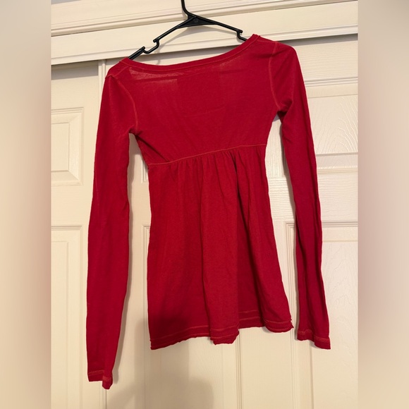 Abercrombie and Fitch Y2K babydoll long sleeve Top Blouse - Picture 4 of 5